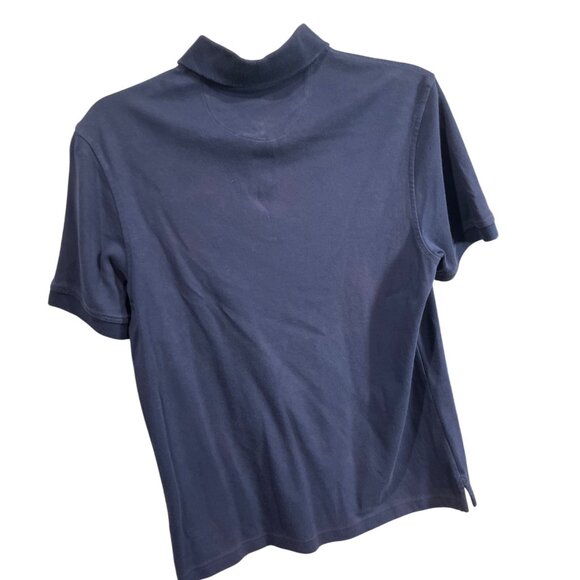 Club Room Mens Navy Blue Polo Shirt S 60% Cotton 40% Polyester Short Sleeve - Picture 2 of 6